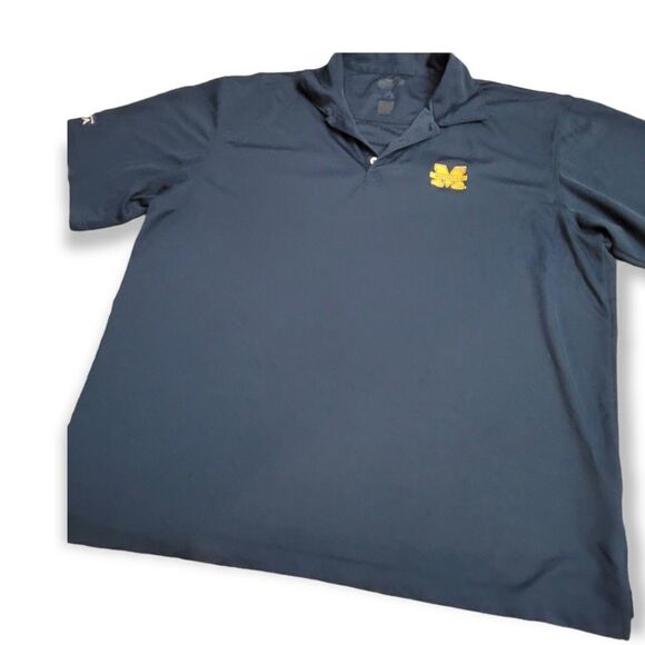 Antigua Michigan Dri-Fit Polo - Picture 1 of 2